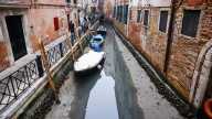 venice canals drought 2023